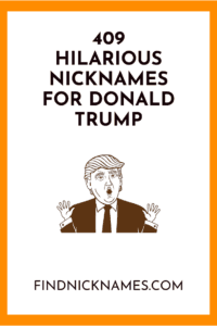 Donald Trump Nicknames