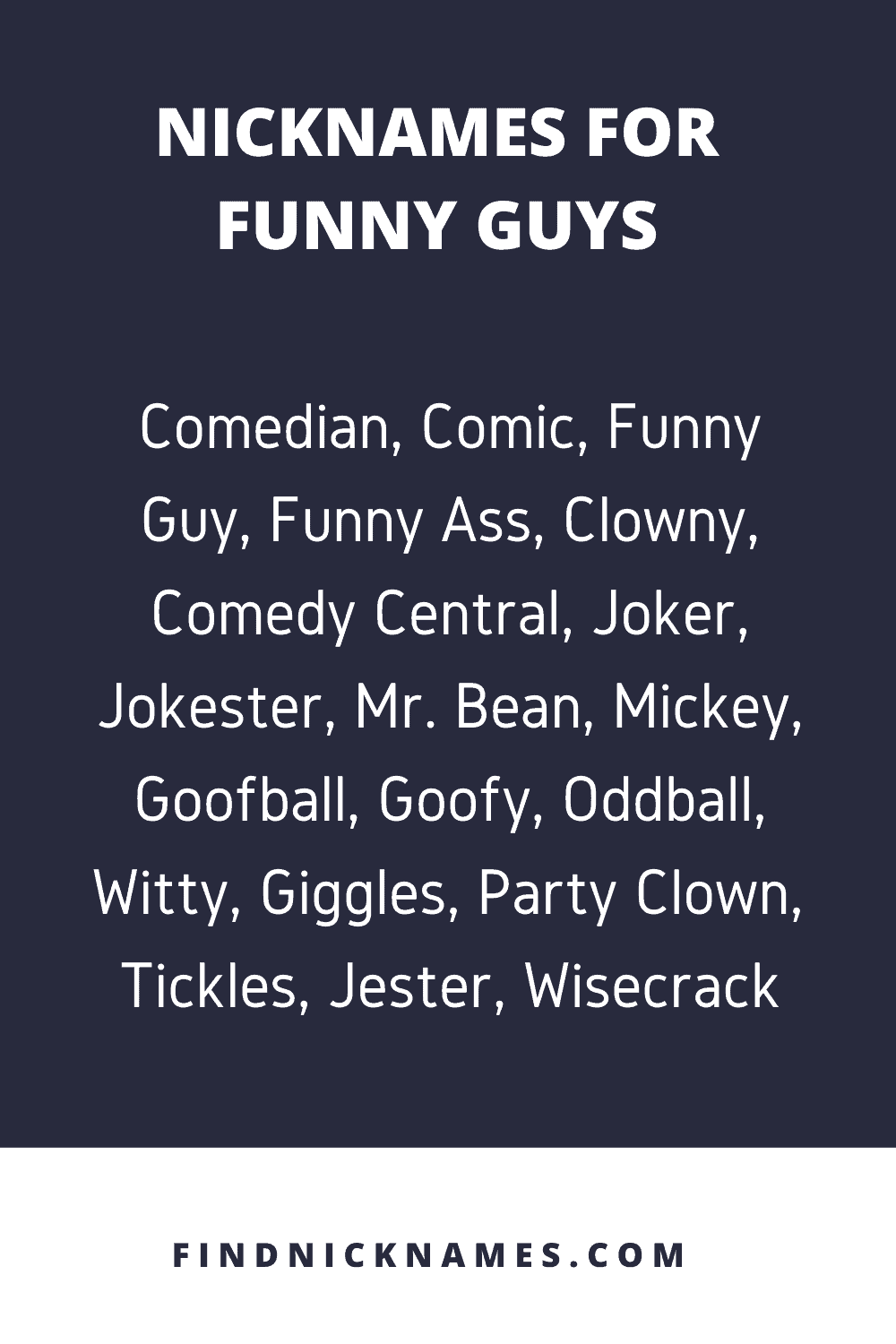 funny tour nicknames