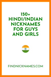 154 Hindi/Indian Nicknames For Guys and Girls — Find Nicknames