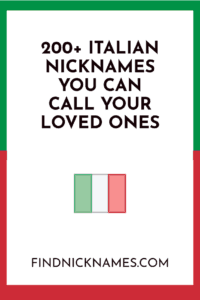 Italian nicknames for your loved ones