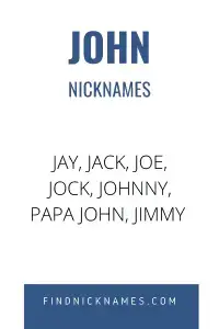 100 Fantastic Nicknames For John Find Nicknames