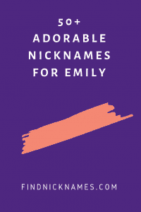 Emily Nicknames