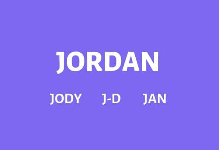 70+ Awesome Nicknames for Jordan — Find Nicknames