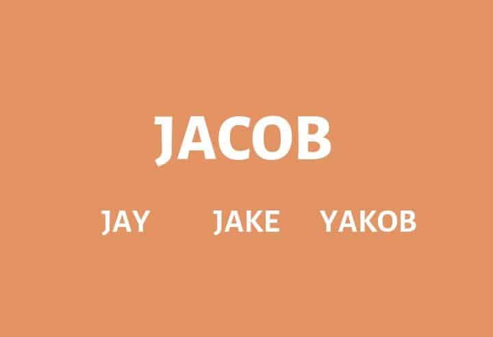 50+ Awesome for Jacob — Find Nicknames