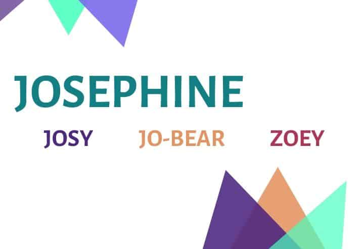 Josephine nicknames