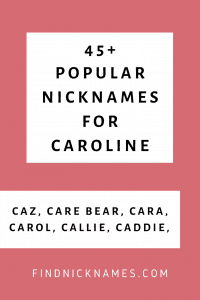 Caroline Nicknames