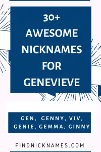 Good Genevieve Nicknames