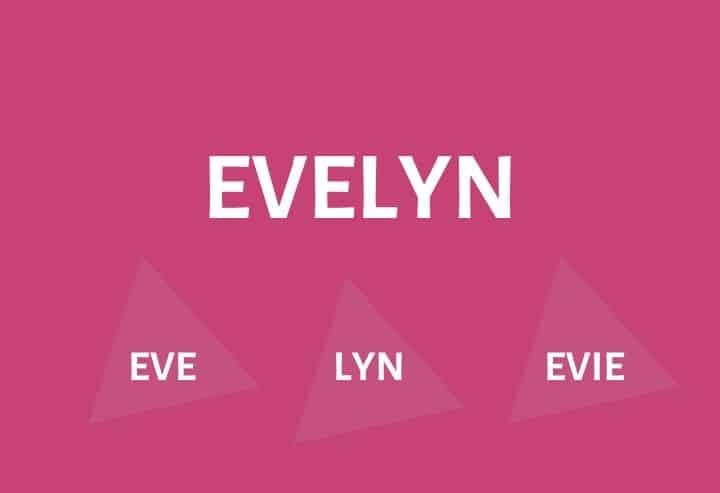 Nicknames for Evelyn