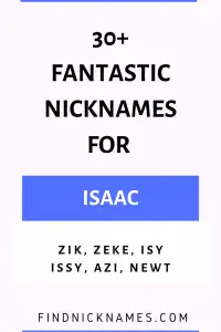 Isaac Nicknames