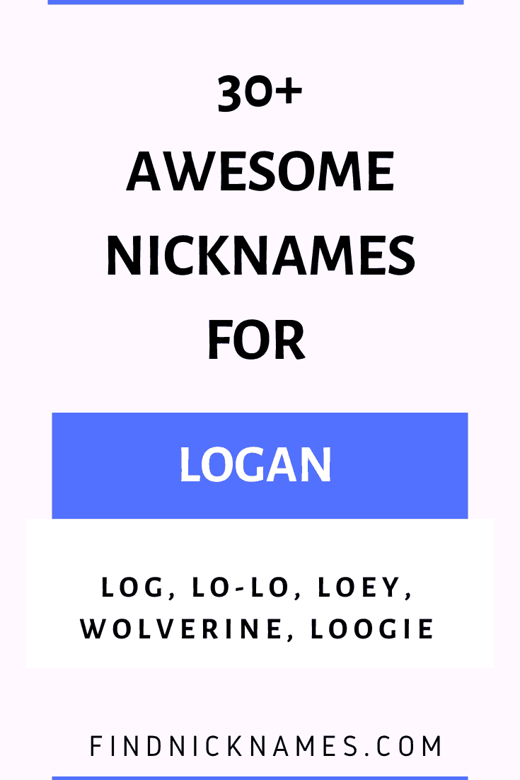 30+ Awesome Nicknames for Logan — Find Nicknames