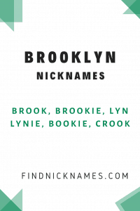 Brooklyn Nicknames