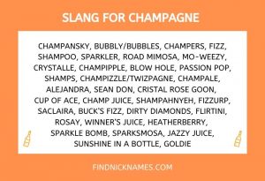 Nicknames for Champagne