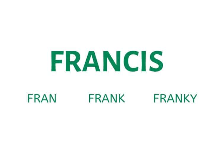 30+ Popular Nicknames for Francis — Find Nicknames