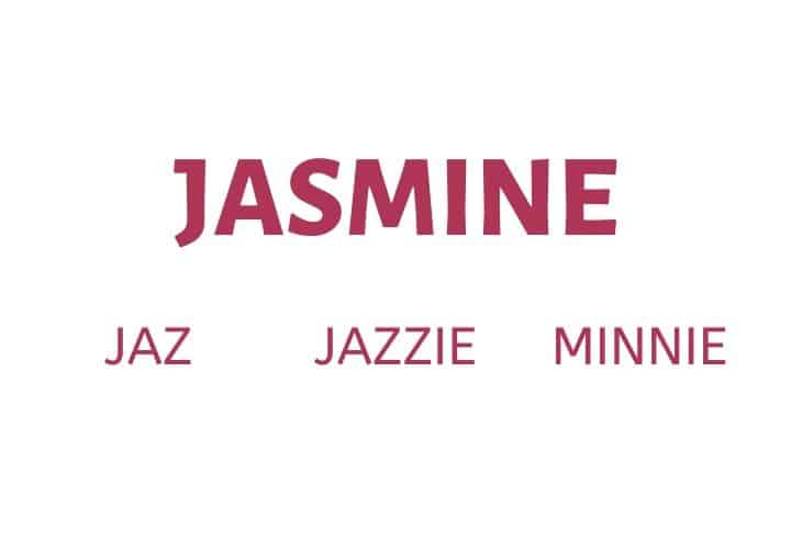 Nicknames for Jasmine