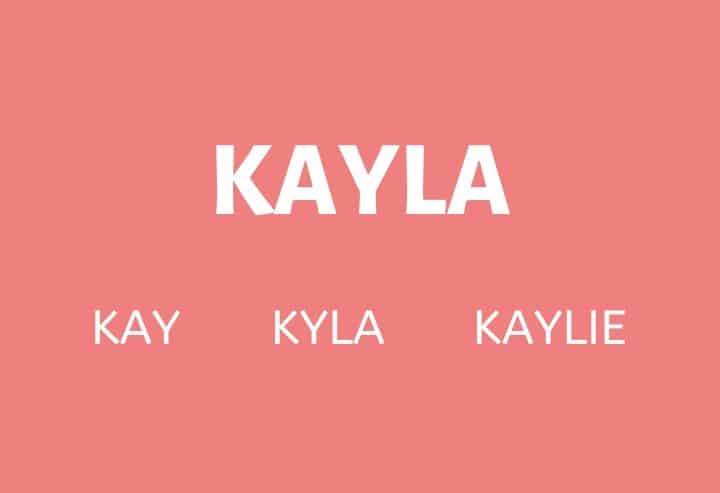 Nicknames for Kayla