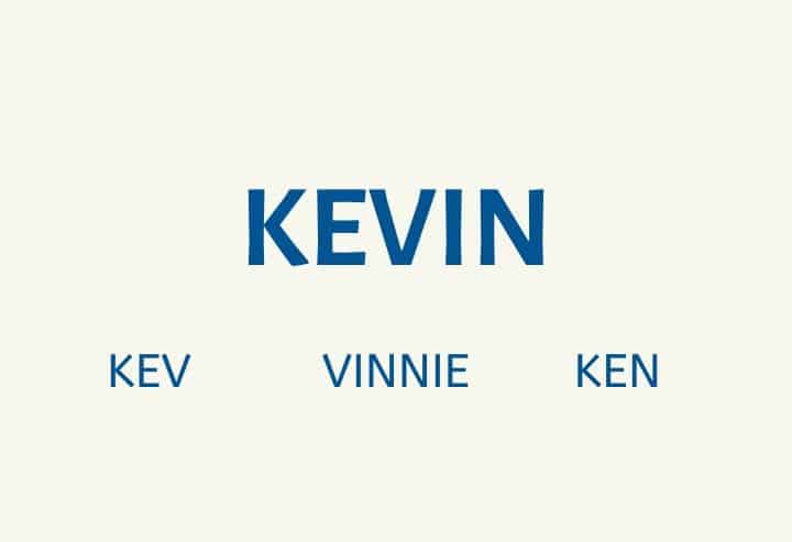 Nicknames for Kevin
