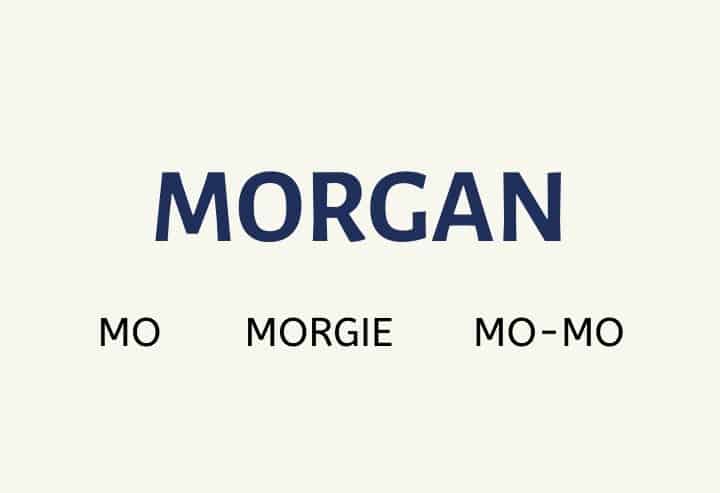 Nicknames for Morgan