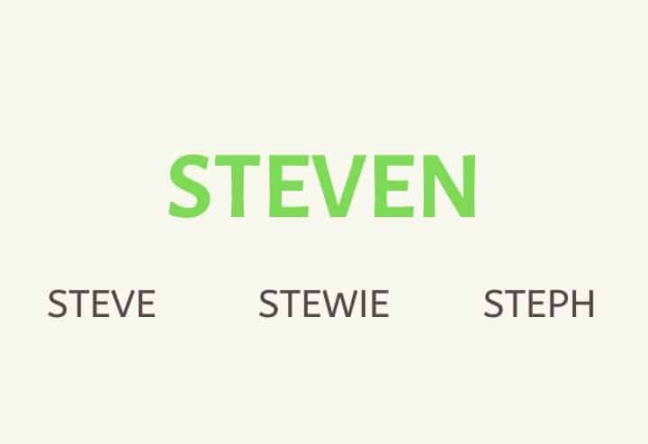 Nicknames for Steven