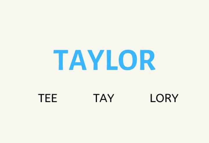 Nicknames for Taylor