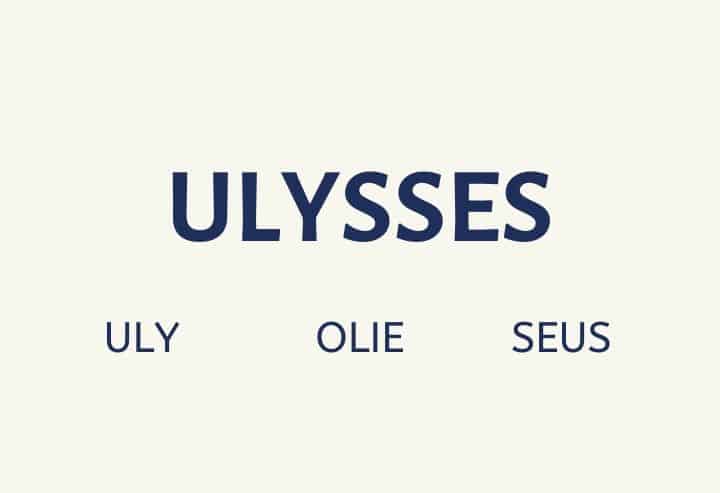 Nicknames for Ulysses