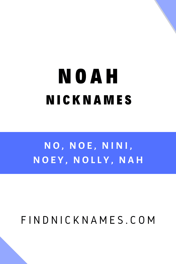 40+ Popular Nicknames for Noah — Find Nicknames