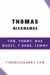 Thomas Nicknames