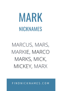 Mark Nicknames