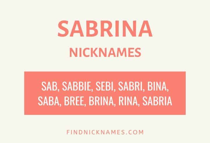 Nicknames for Sabrina
