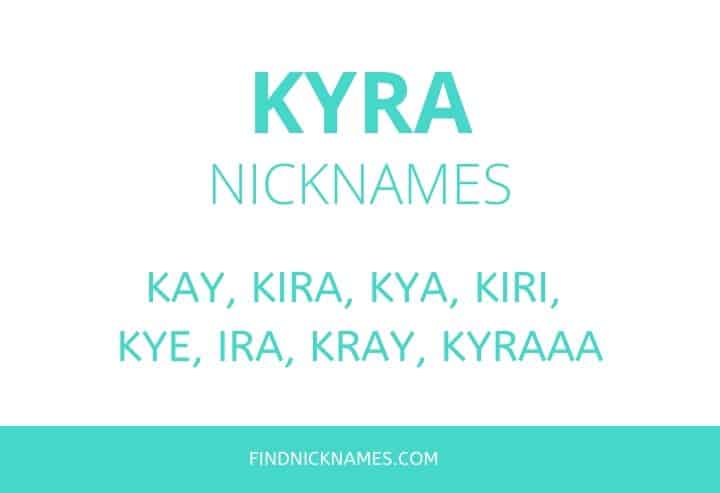 Nicknames for Kyra