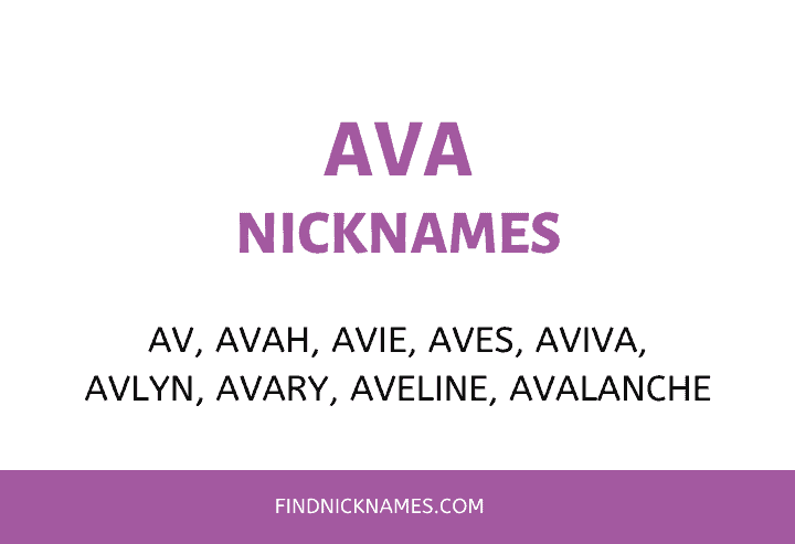 Ava Nicknames