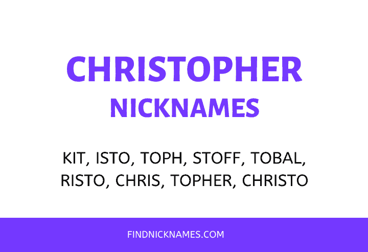 Nicknames for Christopher