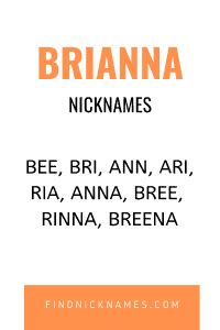 Brianna Nicknames