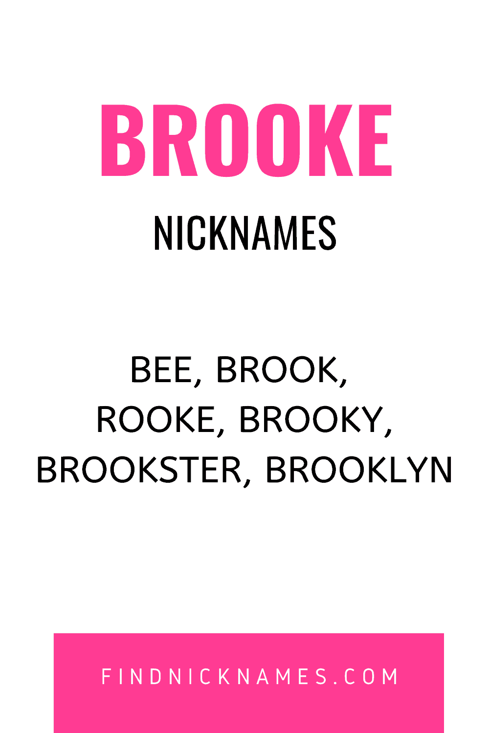 20+ Creative Nicknames for Brooke — Find Nicknames