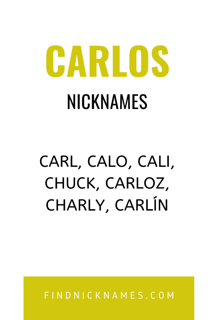 CARLOS NAME MEANING ORIGIN POPULARITY NICKNAMES visual data 4