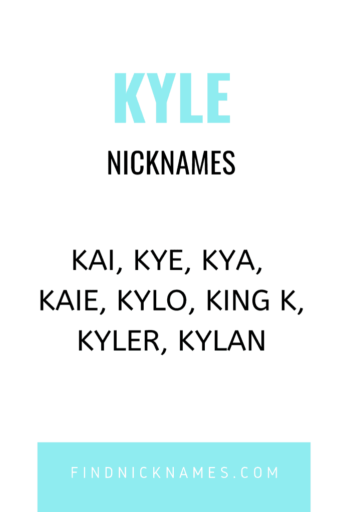 unique ways to spell kyle