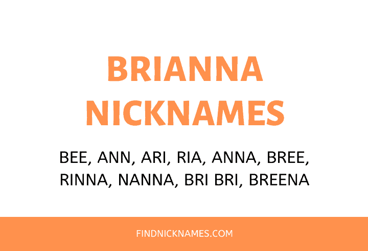 Nicknames for Brianna