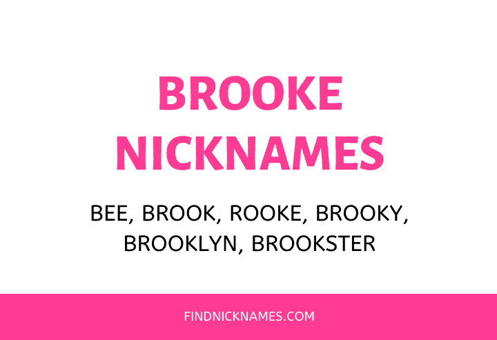Nicknames for Brooke
