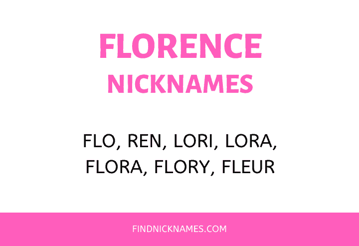 Nicknames for Florence