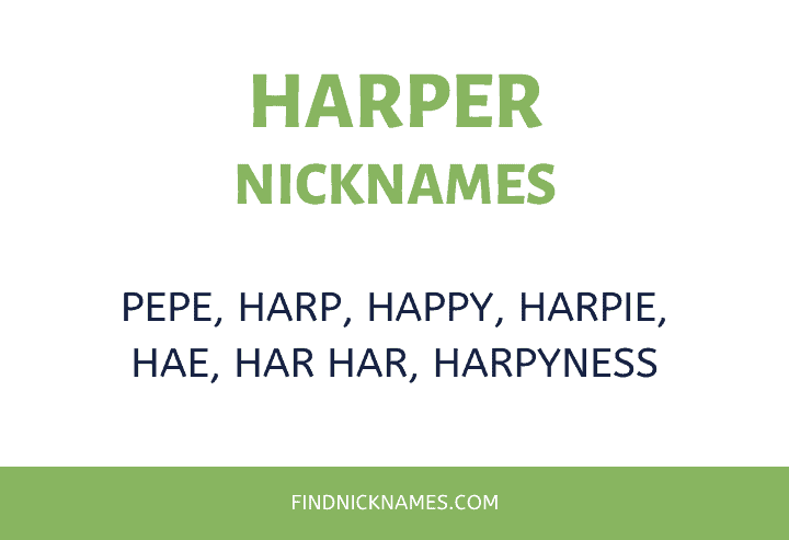 Nicknames for Harper
