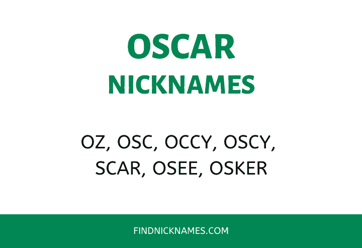 40 Awesome Nicknames For Oscar Find Nicknames