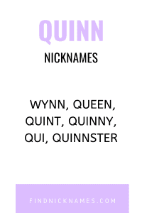 Quinn Nicknames
