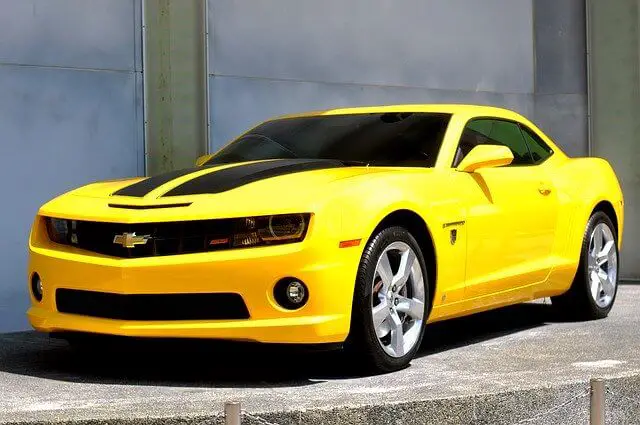 Bumblebee Transformers Yellow car