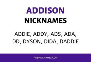 Addison Nicknames