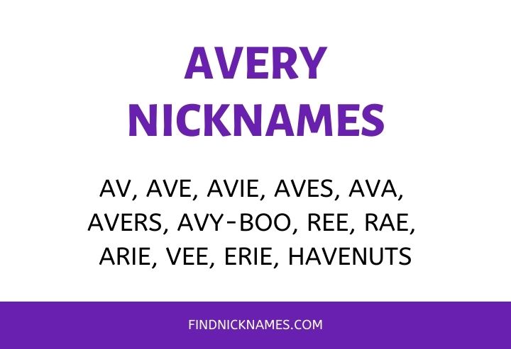 Nicknames for Avery