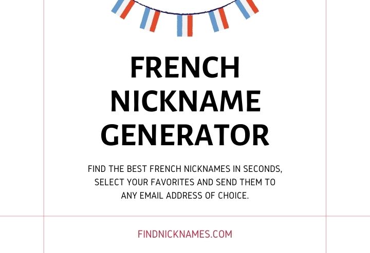 French Nickname Generator