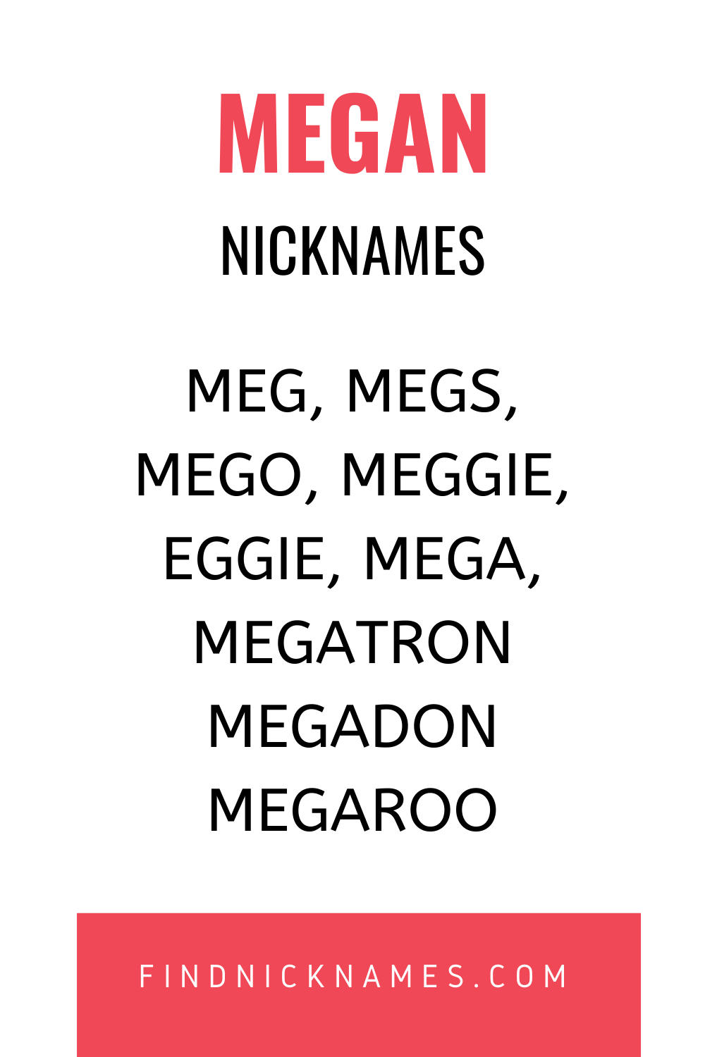 160+ Super Beautiful Nicknames for Megan — Find Nicknames