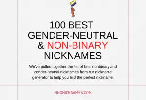 gender neutral nicknames