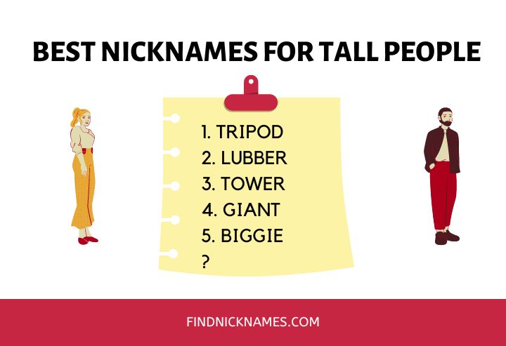 Nicknames for tall people